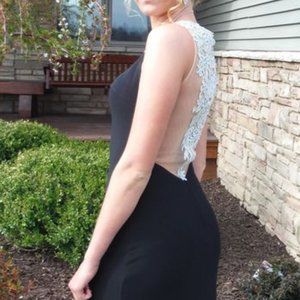 Black Prom Dress - 6 Tall